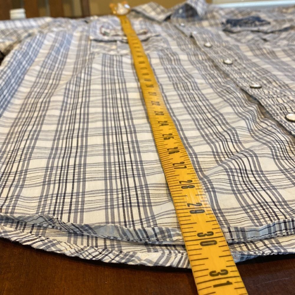 American Rag Snap Button Men’s Button Down Shirt Size Large - Picture 7 of 12